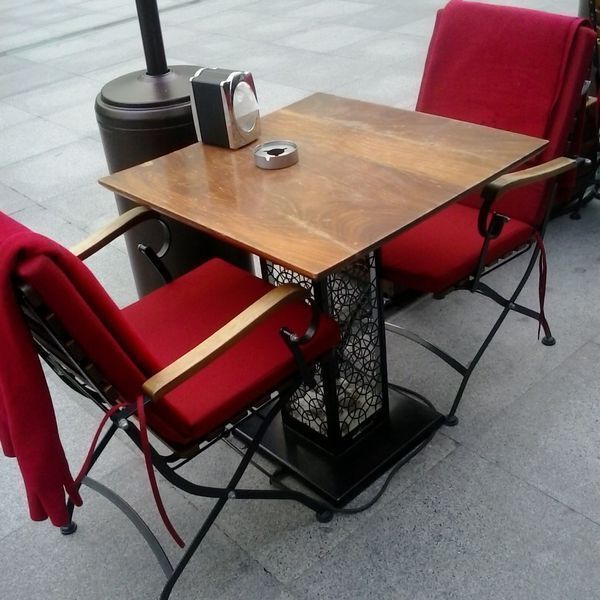 Metal Sandalye Minderi Arkalıklı