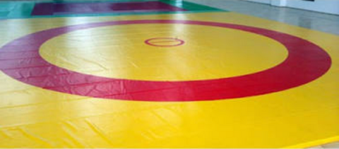 Güreş Minderi Brandası İki Renk