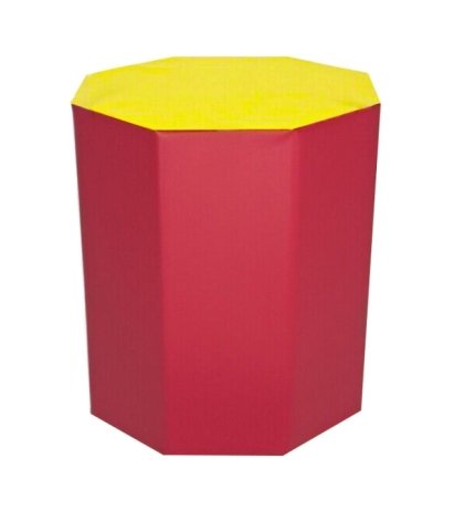 Sekizgen Minder 50x70 cm Sarı Kırmızı