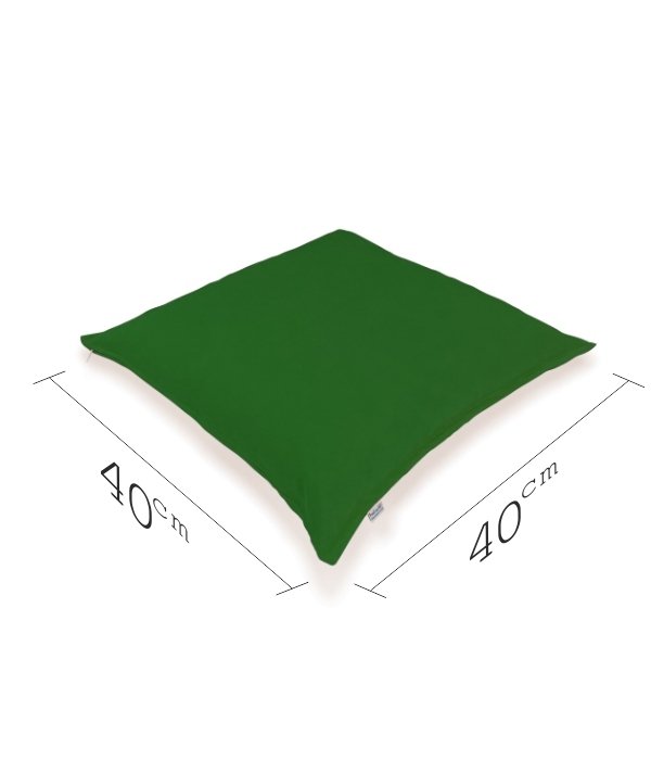 Yer Minderi 40x40 Koyu Yeşil