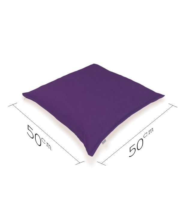 Yer Minderi 50x50 Mor