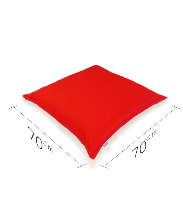 Yer Minderi 70x70 Kırmızı