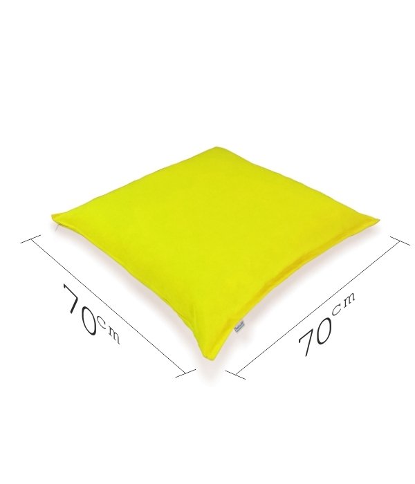 Yer Minderi 70x70 Sarı
