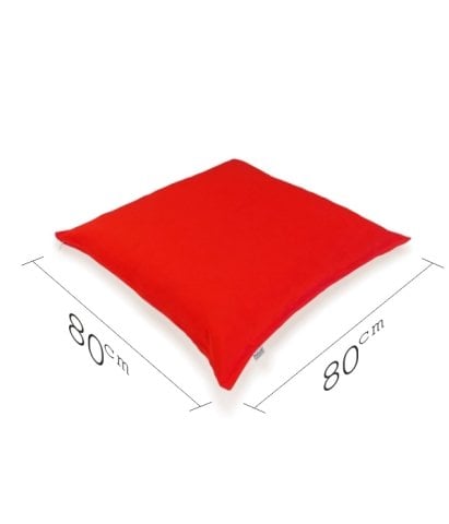 Yer Minderi 80x80 Kırmızı