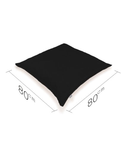 Yer Minderi 80x80 Siyah