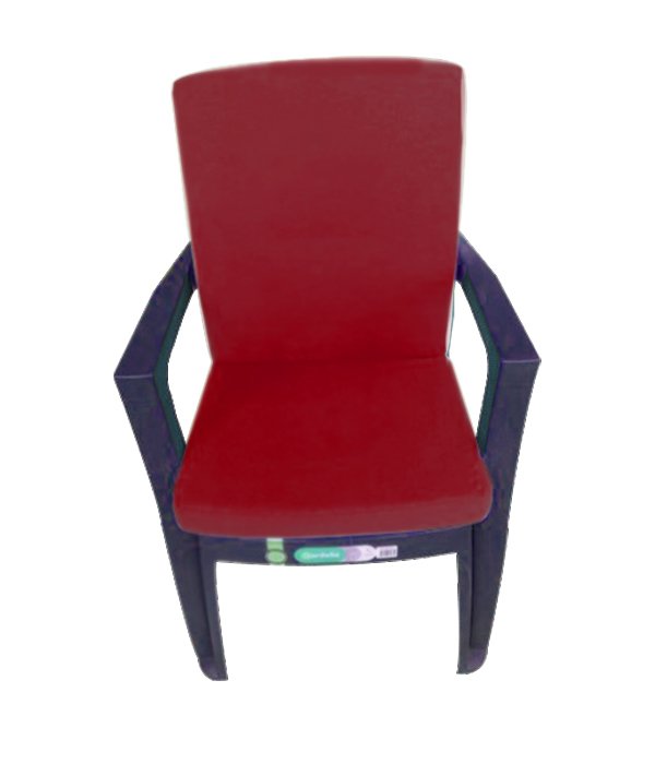 Plastik Sandalye Minderi Bordo