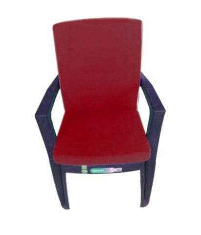 Plastik Sandalye Minderi Bordo
