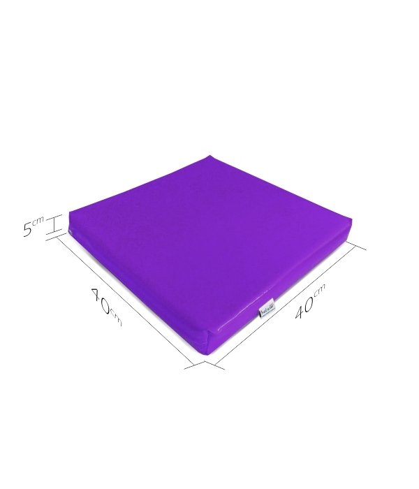 Yer Minderi 40x40 cm Mor/Pvc