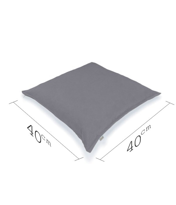 Yer Minderi 40x40 Gri