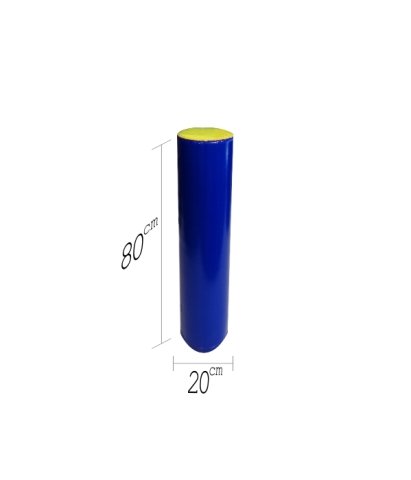 Silindir Spor Minderi 20x80 cm Sarı Mavi