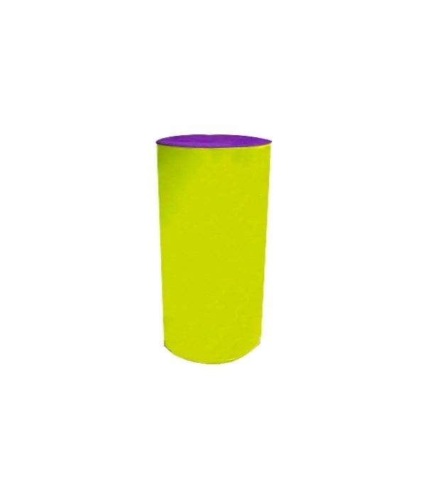 Silindir Spor Minderi 40x80 cm Mor Sarı