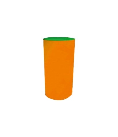Silindir Spor Minderi 40x80 cm Yeşil Turuncu