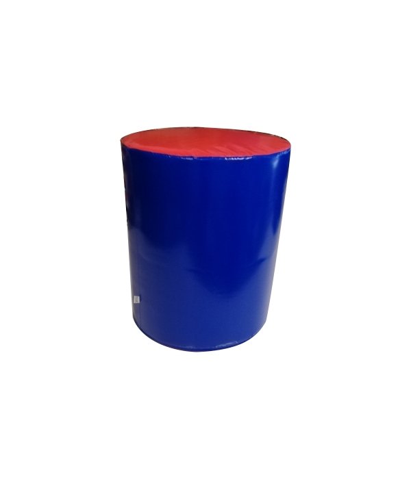Silindir Spor Minderi 60x80 cm Kırmızı Mavi
