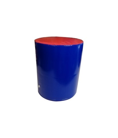 Silindir Spor Minderi 60x80 cm Kırmızı Mavi