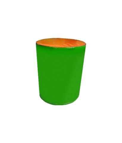 Silindir Spor Minderi 60x80 cm Turuncu Yeşil
