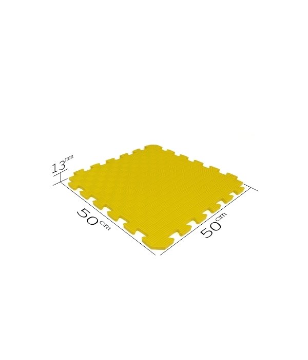 Tatami Minder 50x50 cm (13 mm) Sarı