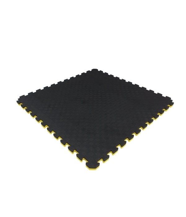 Tatami Minder 100x100 cm Kalınlık 26 mm Sarı Siyah