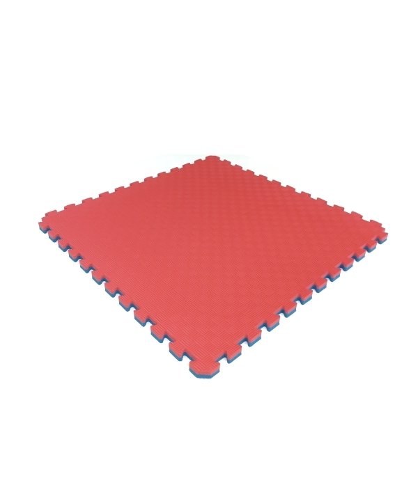 Tatami Minder 100x100 cm Kalınlık 26 mm Mavi Kırmızı