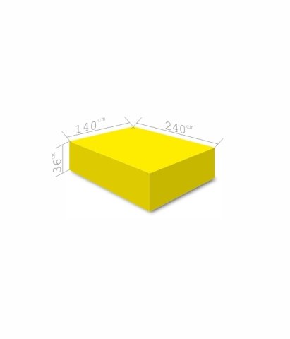 Atlama Puf  Minderi 140x240x36 cm Sarı