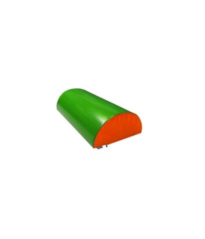 Yarım Silindir Minder 80x25x50 cm Turuncu Yeşil